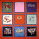 Framed T-Shirt Quilt with Cornerstones