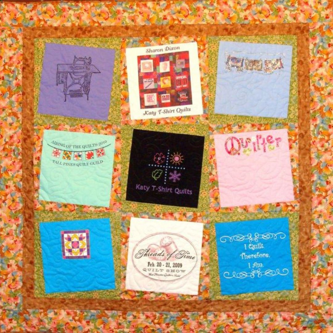 T-shirt quilt blanket