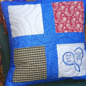 img of a quilted pillow