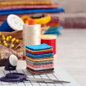 Quilting supplies.