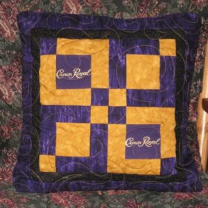 Crown Royal quilt.