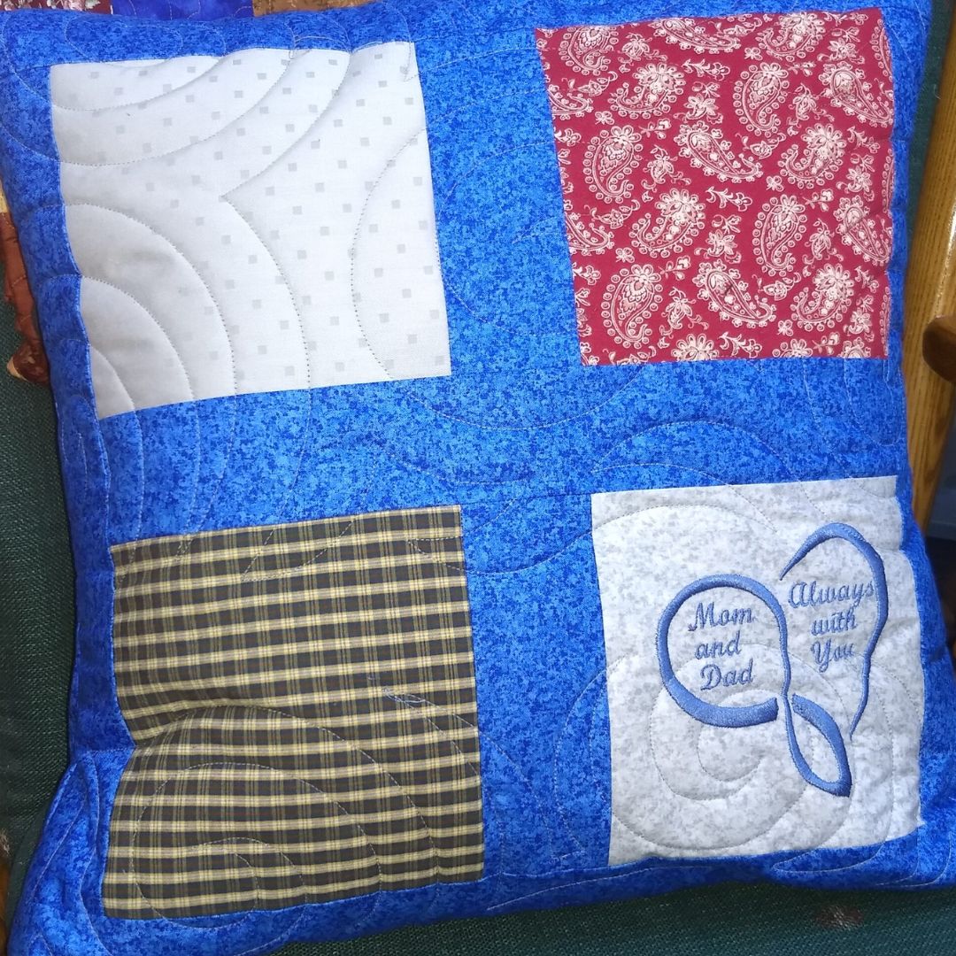 quilted pillow