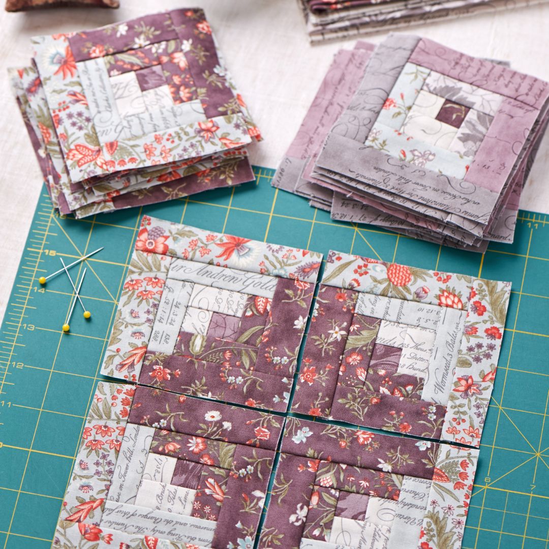 squares cut for a quilt