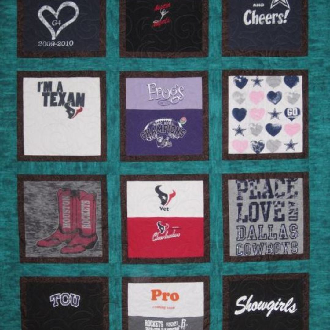 handmade t shirt quilt